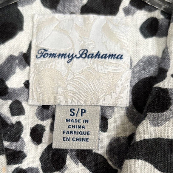 Tommy Bahama Black and White Leopard Print Jacket (New w/o tag) - Picture 2 of 5